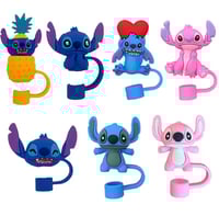 Image 1 of LILO & Stitch Straw Covers 1-7 Pieces | 7 Piece Set 