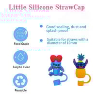 Image 13 of LILO & Stitch Straw Covers 1-7 Pieces | 7 Piece Set 