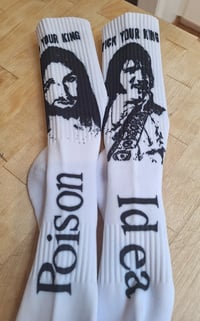 Image 2 of POISON IDEA - "Pick Your King" CREW SOCKS