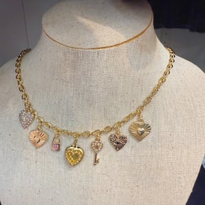 Image of Handmade Charm Necklace - Vintage & Modern Charms