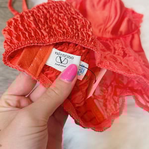 Image of Valentino Intimo Vintage 2 Pc Satin Lounge Set - NWT, Size S