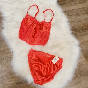 Image of Valentino Intimo Vintage 2 Pc Satin Lounge Set - NWT, Size S