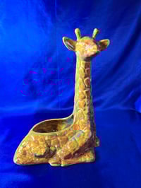 Image 6 of Ceramic Handmade Giraffe Planter Flower Pot Vase