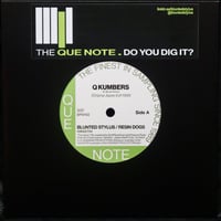 Image 1 of Q KUMBERS single | DJ RANSOM remix - BLUNTED STYLUS