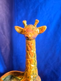 Image 7 of Ceramic Handmade Giraffe Planter Flower Pot Vase