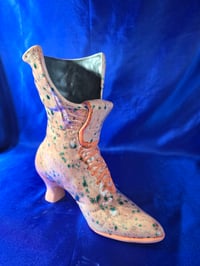 Image 9 of Vintage Handmade Ceramic Boot Planter