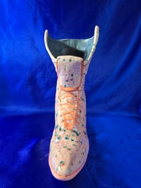 Image 12 of Vintage Handmade Ceramic Boot Planter
