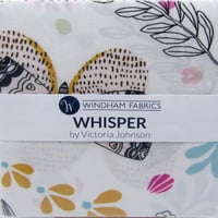 Image 2 of CHARM PACK - Whisper by Victoria Johnson for Windham Fabrics - 5 inch Squares