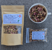 Image 1 of Rose & Fenugreek herbal tea | herbal tea blends naturally caffeine free
