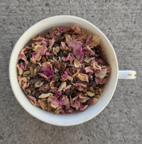 Image 2 of Rose & Fenugreek herbal tea | herbal tea blends naturally caffeine free