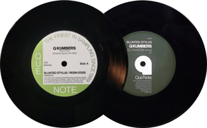 Image of (Doubles pack) Q KUMBERS / DJ RANSOM remix - BLUNTED STYLUS  - free postage