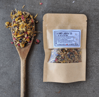 Image 2 of Flower Garden Herbal Tea Blend | Chamomile Tea | loose leaf tea blends | bulk herbal tea naturally c