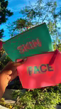 Skin/Face matching cosmetic bag set 