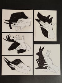 Image 1 of Shadow Puppet: 5 Sticker Collection