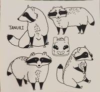 Image 2 of Tanukis Sticker Sheet