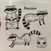 Image 2 of Raccoons Sticker Sheet