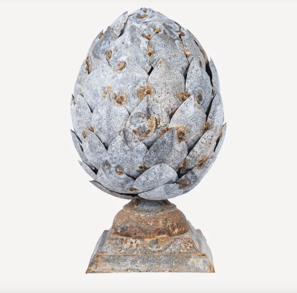Image of Rusted Artichoke Finial