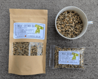 Image 1 of Licorice Ginger Mint Throat Soothing Tea | loose herbal tea Naturally CAFFEINE FREE