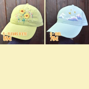 🧵 Casquettes brodées - Collection Summer Days ☀
