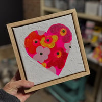 Image 1 of Love is Love framed heart range COMMISSIONS
