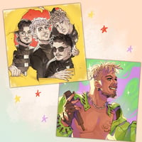 Baby Lasagna & Käärijä - A5 Prints