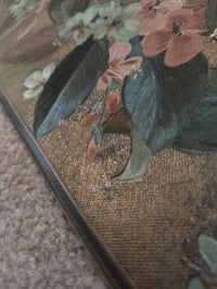 Image 2 of 1990s Vintage Brewsters Wallpaper Border Rolls - 80s Traditional Victoriana Gold Floral - (Set of 2)