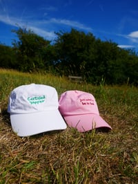 Image 8 of White & Green Certified Yapper Cap 