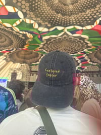 Image 9 of Black & Gold Certified Yapper Cap