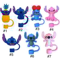 Image 5 of LILO & Stitch Straw Covers 1-7 Pieces | 7 Piece Set 