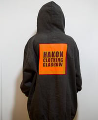 Image 5 of Box Logo Charcoal Zip Hood