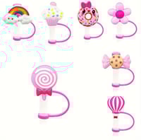 Image 5 of Candyland 8 Piece Straw Cover Set