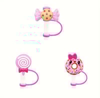 Image 6 of Candyland 8 Piece Straw Cover Set