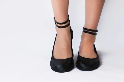 Image of Ballet flats - Two ankle straps - 40 EU - Ready to ship