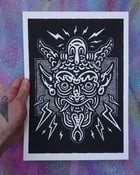 Image of Kilroy Demon (A4 print)