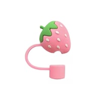 Image 4 of Strawberry Straw Covers | Pink & Red