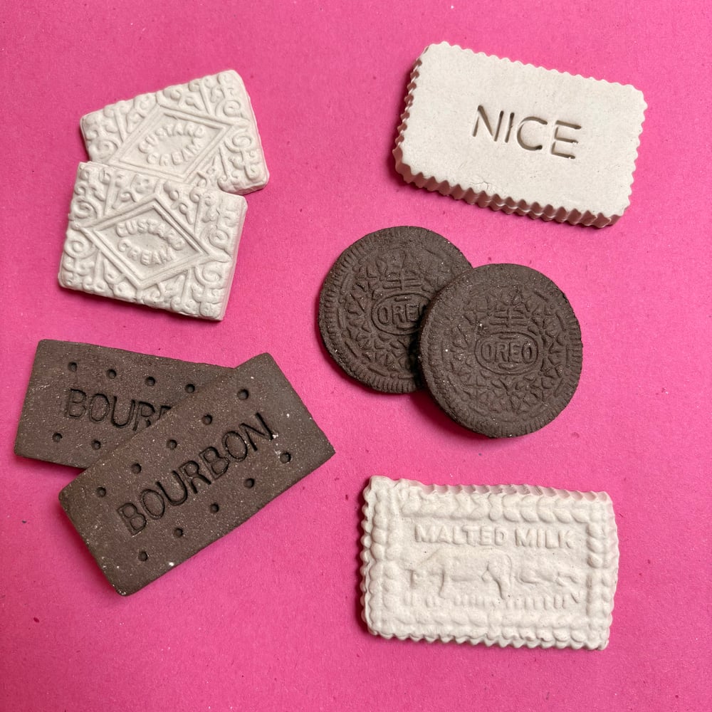 Image of Real size ceramic biscuits