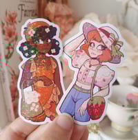 Strawberry Shortcake & Orange Blossom Glitter Stickers