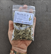Image 2 of Mullein Leaf Tea Blend / loose leaf herbal tea Naturally CAFFEINE FREE