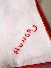 Image 4 of Hungry Hand Embroidered Napkins