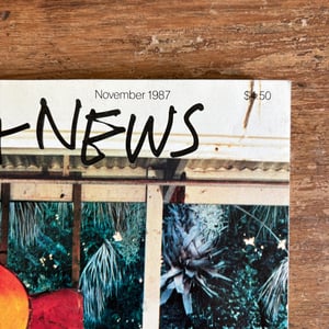 Image of ARTnews November 1987 Issue (Robert Rauschenberg cover)
