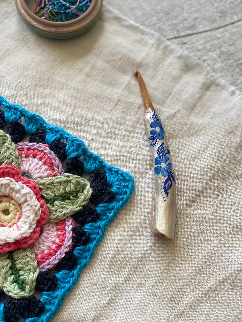 Image of Botanical Crochet Hook 4mm