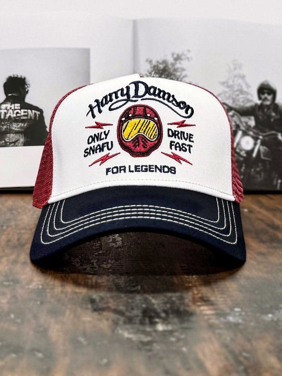 Image of Trucker Cap Heritage – Rot Weiß Blau | Harry Damson Collector’s Edition
