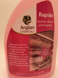 Image 2 of Rapide Commercial Sanitiser, Cleaner & Degreaser 750ml - Box of 6