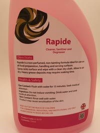 Image 3 of Rapide Commercial Sanitiser, Cleaner & Degreaser 750ml - Box of 6