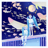 Original Art Angels - Square Print