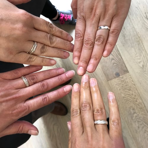 Image of 5th October hammered ring class