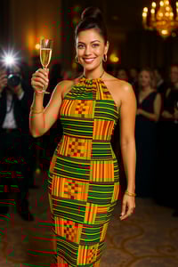 Image 1 of Halter Neck Body-Con Dress Long | More Colors Available 🎨