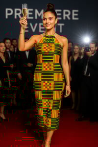 Image 3 of Halter Neck Body-Con Dress Long | More Colors Available 🎨