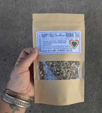 Image 1 of Happy Belly Slippery Elm & Marshmallow Root Tea / Herbal Tea/ Caffeine free