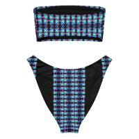 Image 7 of Recycled Bandeau Bikini Set